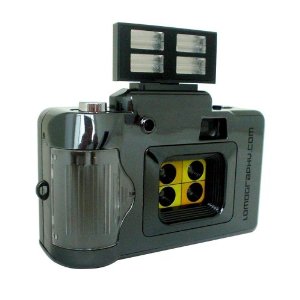 Four lens camera for ghost hunting