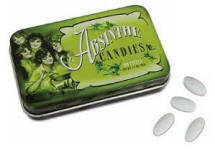 Absinthe Candy and green tin