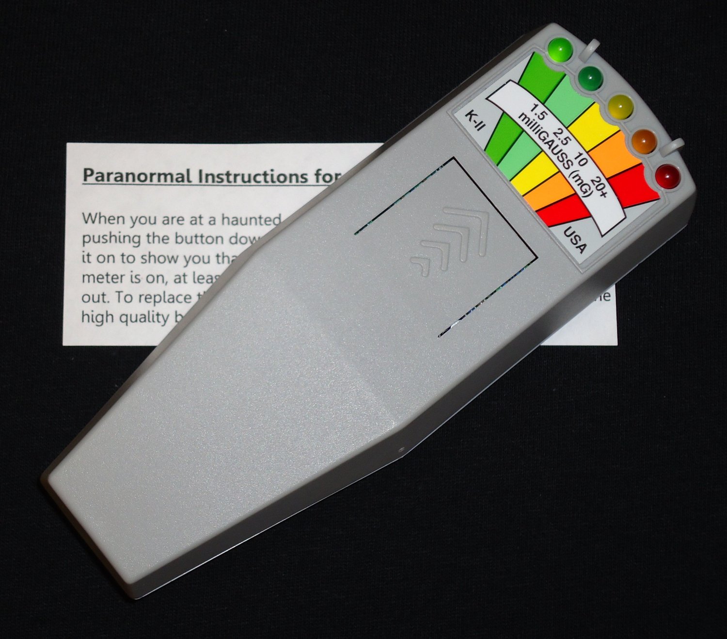 KII EMF Ghost Meter Deluxe with Paranormal Users Manual