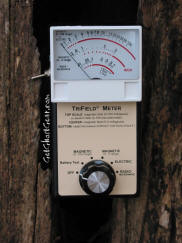 Electromagnetic field meter for ghost hunting