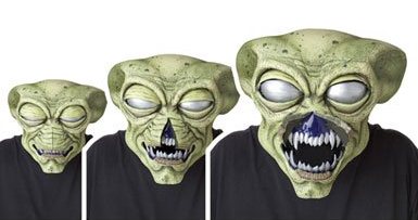 Best Animated Halloween Costume Mask of 2012 The Alien Visitor