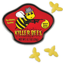 Buy Killer Bees honey flavored candy and tin